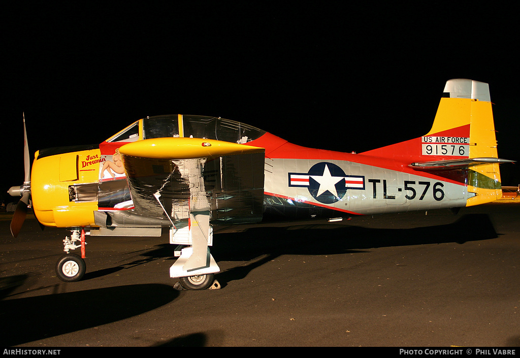 Aircraft Photo of VH-ZUC / 91576 | North American T-28D Trojan | USA - Air Force | AirHistory.net #37008