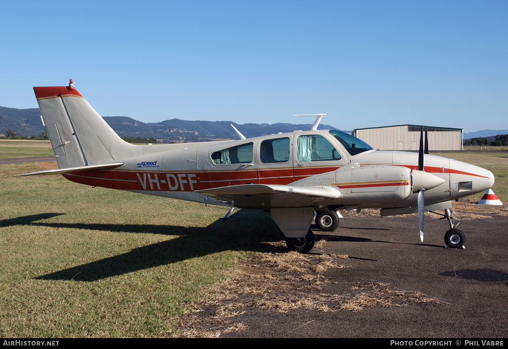 Aircraft Photo of VH-DFF | Beech D55 Baron | Airspeed Aviation | AirHistory.net #37038