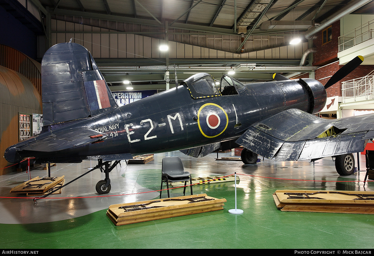 Aircraft Photo of KD431 | Goodyear FG-1D Corsair Mk.IV | UK - Navy | AirHistory.net #37041