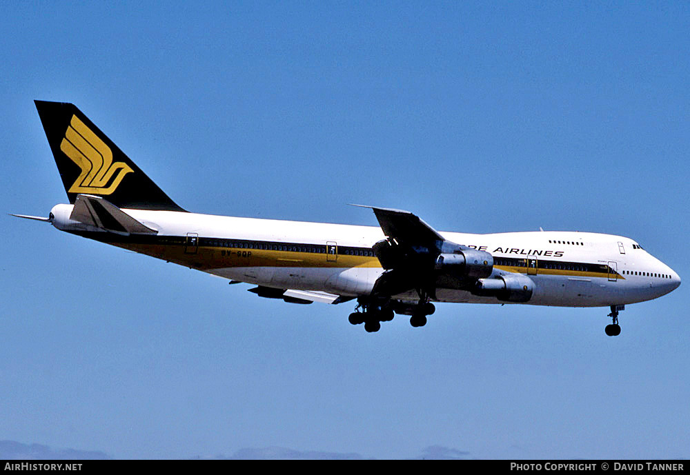 Aircraft Photo of 9V-SQP | Boeing 747-212B | Singapore Airlines | AirHistory.net #37072
