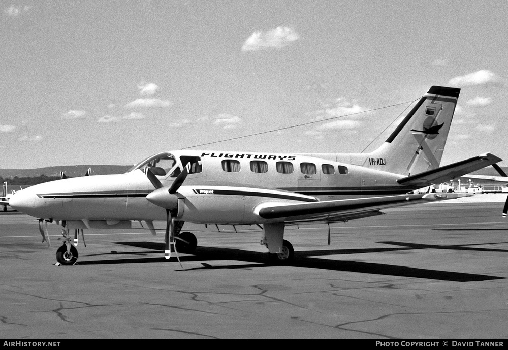 Aircraft Photo of VH-KDJ | Cessna 441 Conquest | Flightways | AirHistory.net #37080