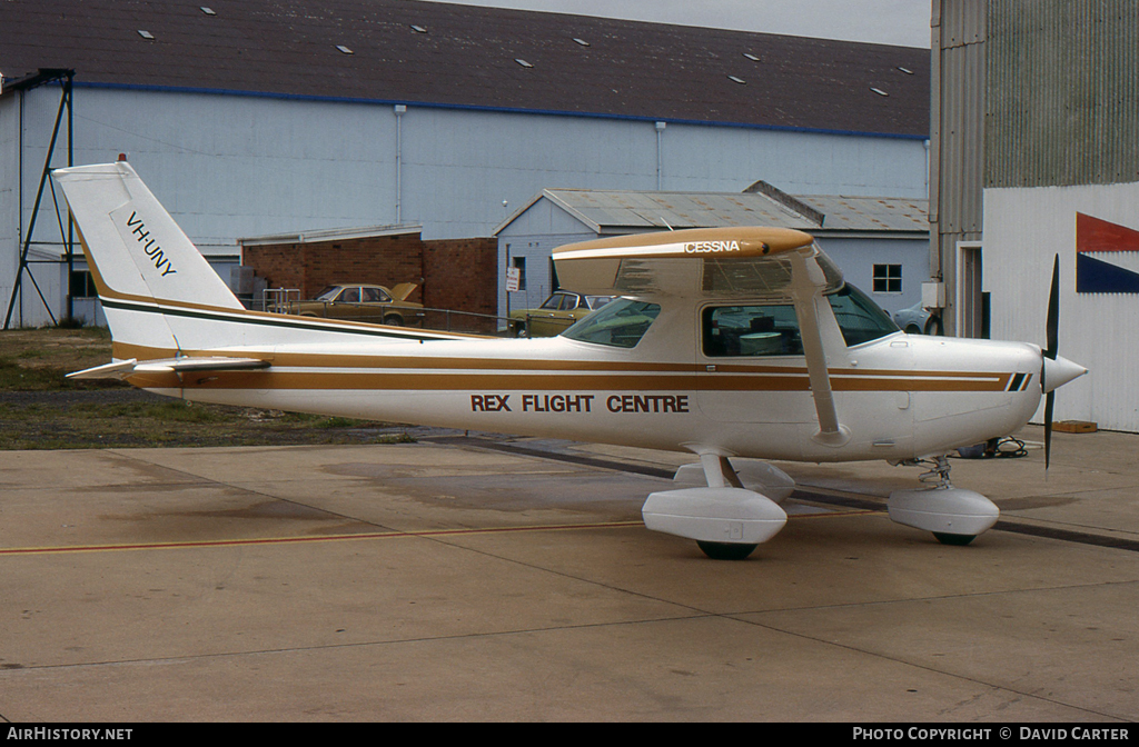 Aircraft Photo of VH-UNY | Cessna 152 | Rex Flight Centre | AirHistory.net #37109