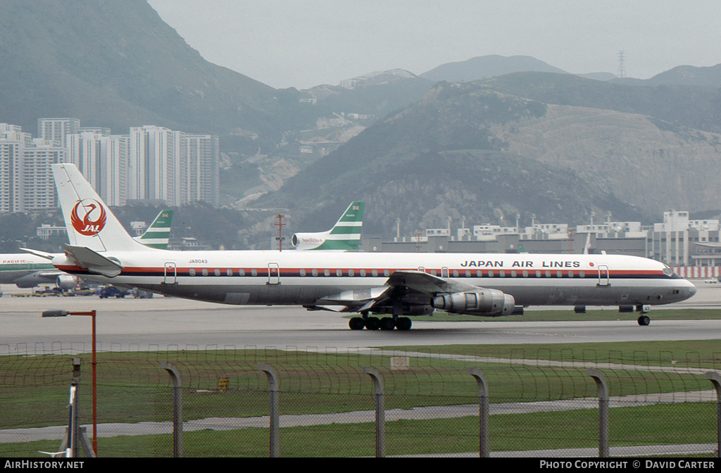 Aircraft Photo of JA8043 | McDonnell Douglas DC-8-61 | Japan Air Lines - JAL | AirHistory.net #37129