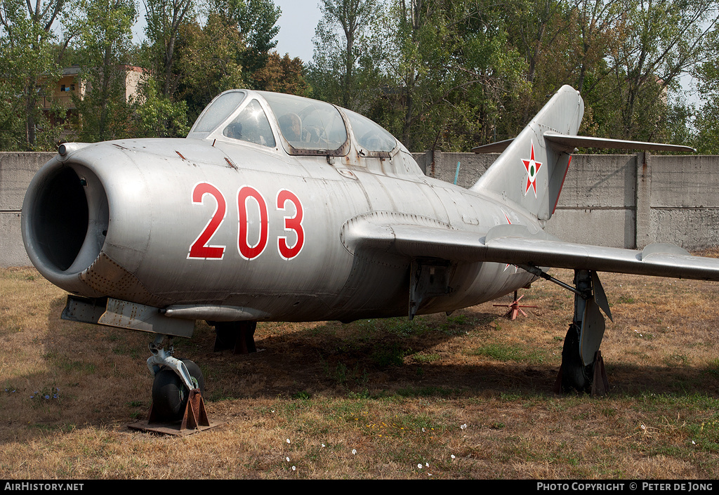 Aircraft Photo of 203 | Mikoyan-Gurevich MiG-15UTI | Hungary - Air Force | AirHistory.net #37212