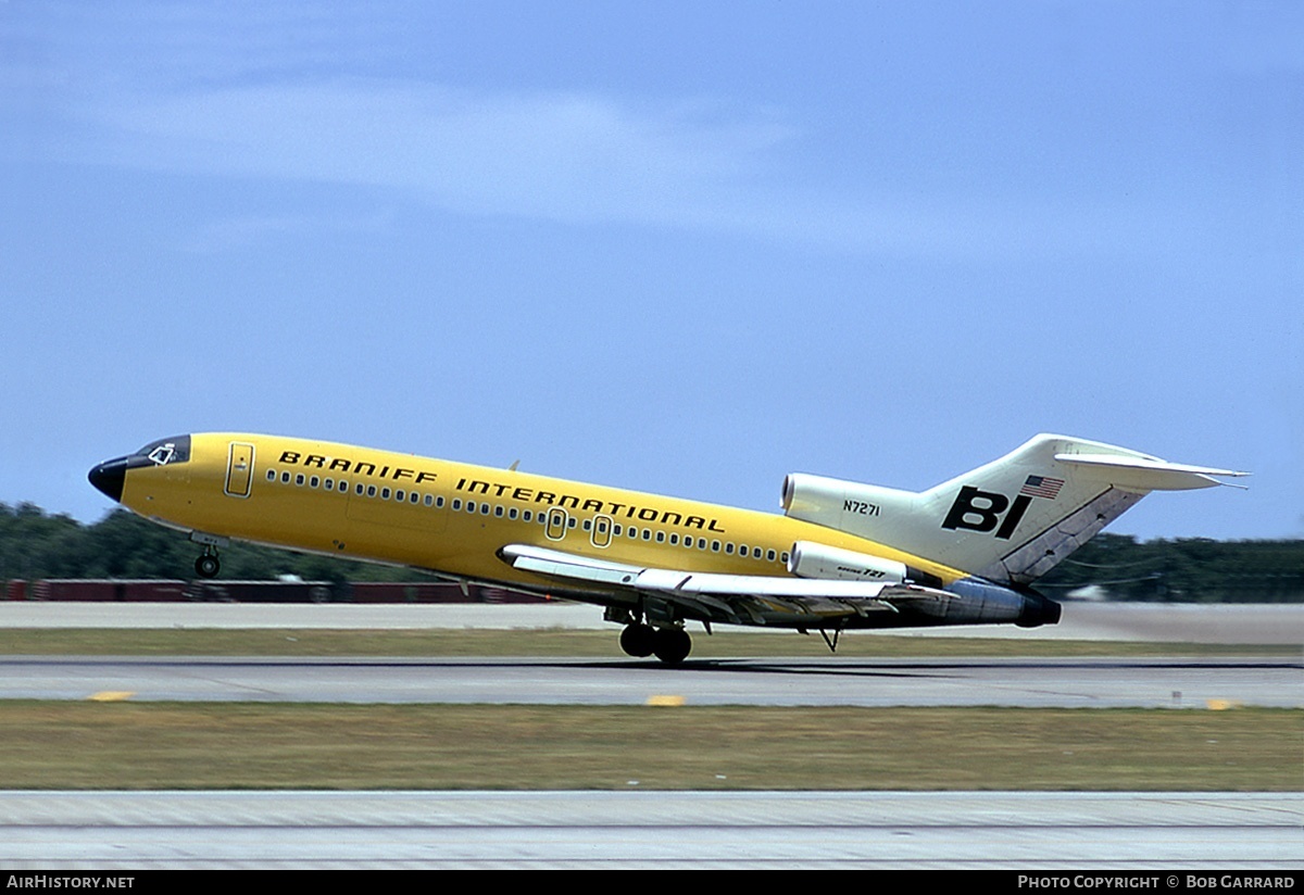 Aircraft Photo of N7271 | Boeing 727-27C | Braniff International Airways | AirHistory.net #37225