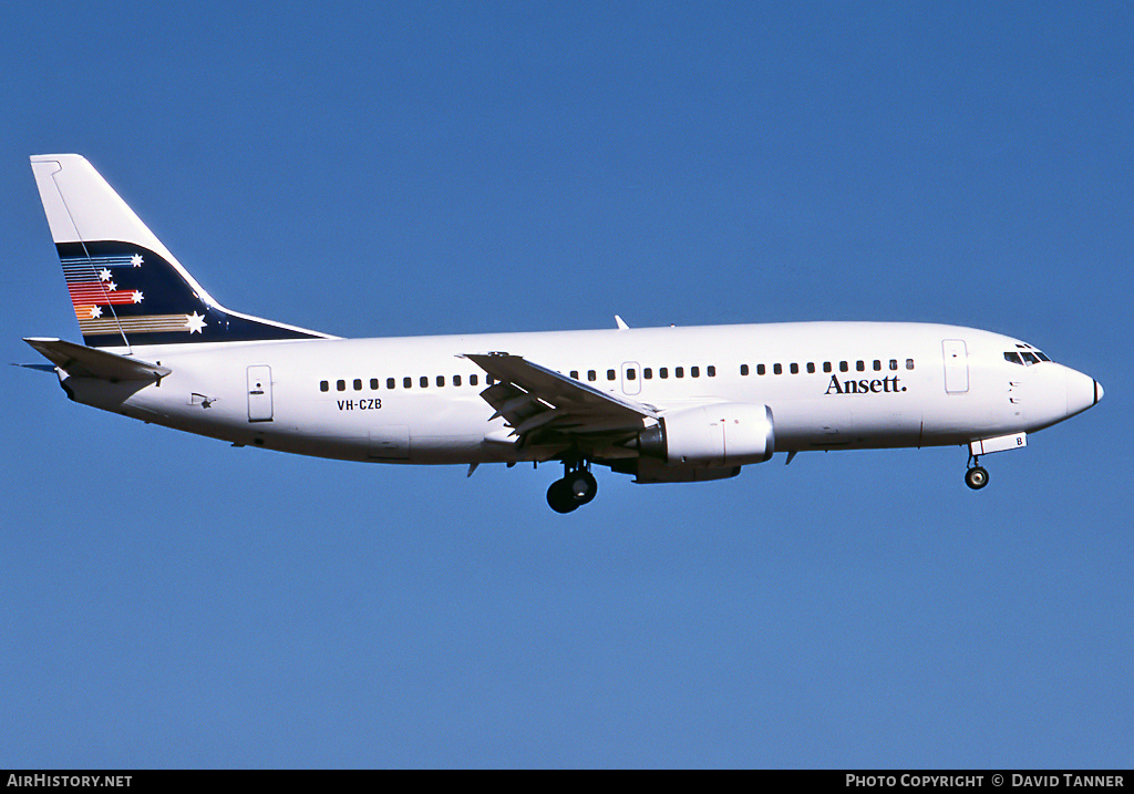 Aircraft Photo of VH-CZB | Boeing 737-377 | Ansett | AirHistory.net #37235