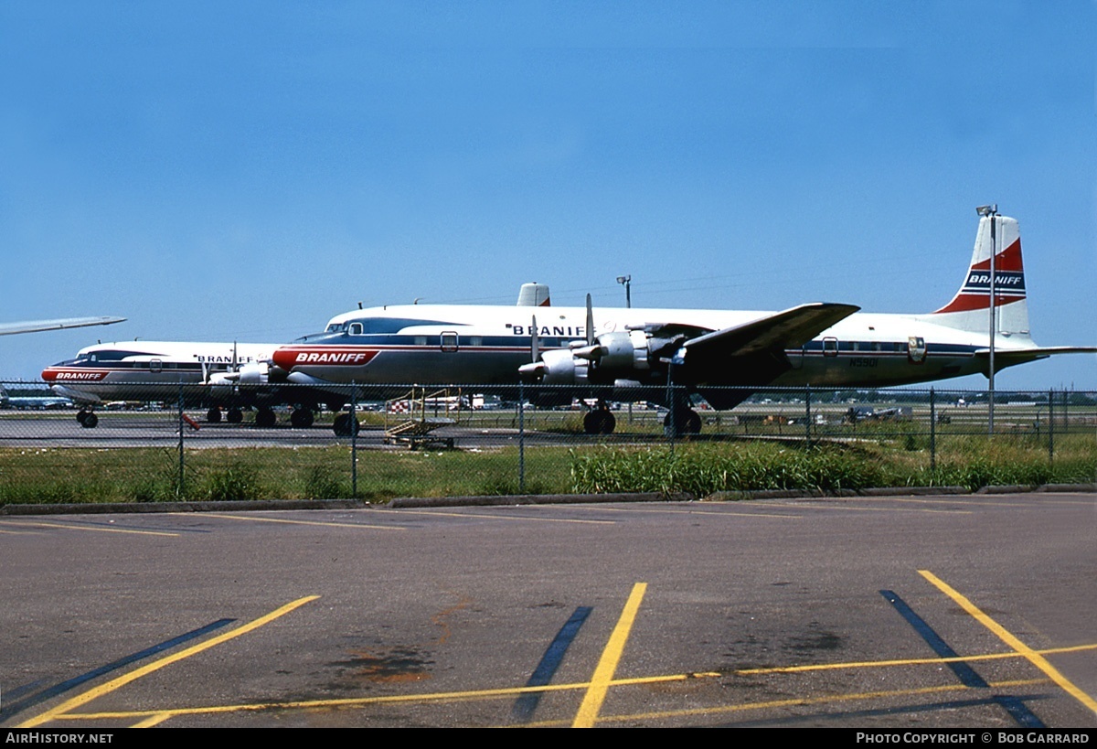 Aircraft Photo of N5901 | Douglas DC-7C | Braniff International Airways | AirHistory.net #37240