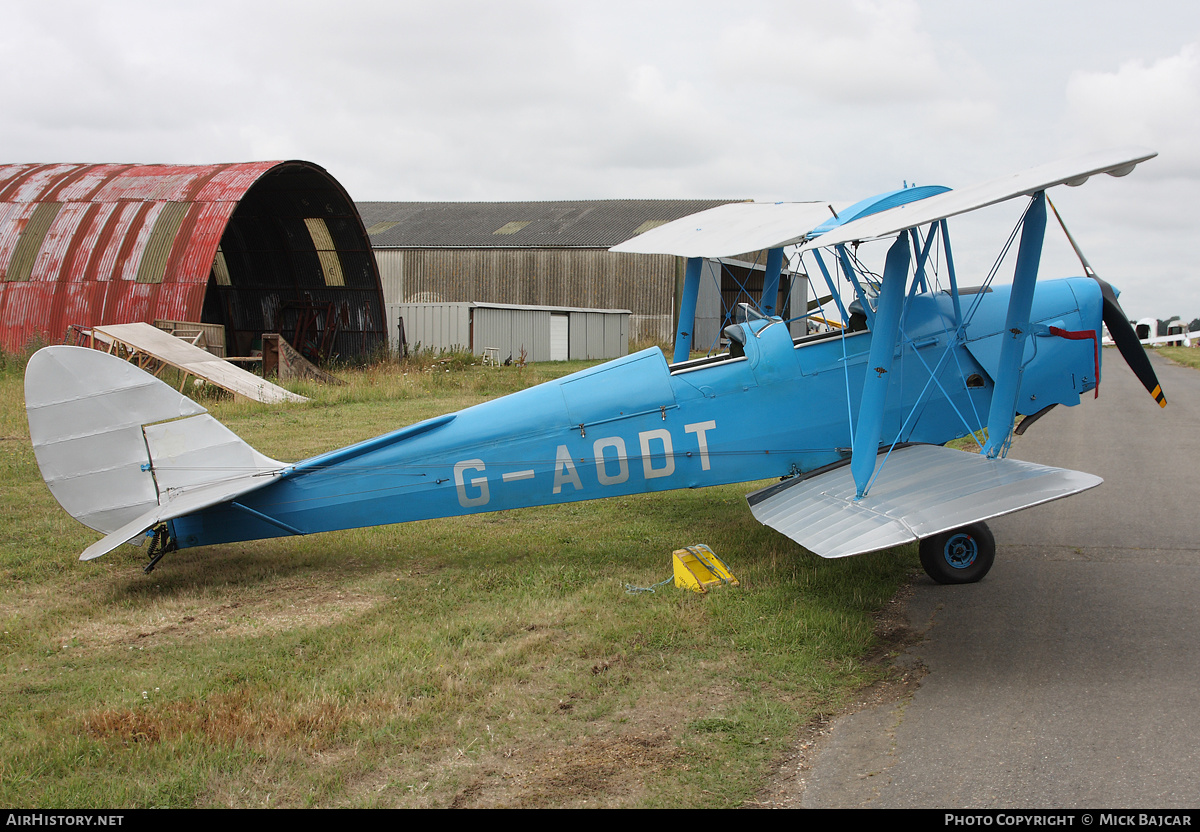 Aircraft Photo of G-AODT | De Havilland D.H. 82A Tiger Moth II | AirHistory.net #37297