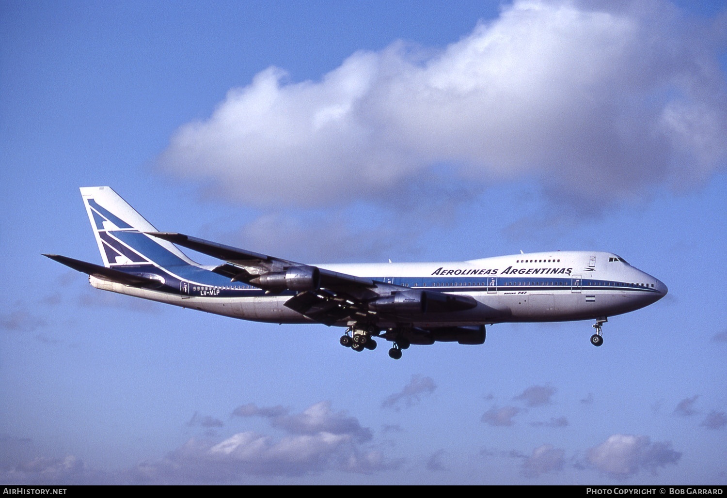 Aircraft Photo of LV-MLP | Boeing 747-287B | Aerolíneas Argentinas | AirHistory.net #37309