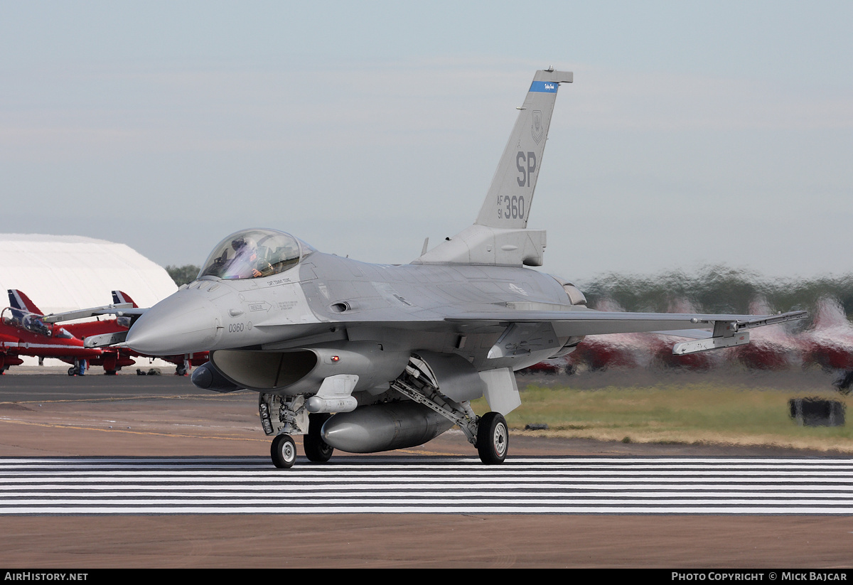 Aircraft Photo of 91-0360 / AF91-360 | Lockheed F-16CM Fighting Falcon | USA - Air Force | AirHistory.net #37325
