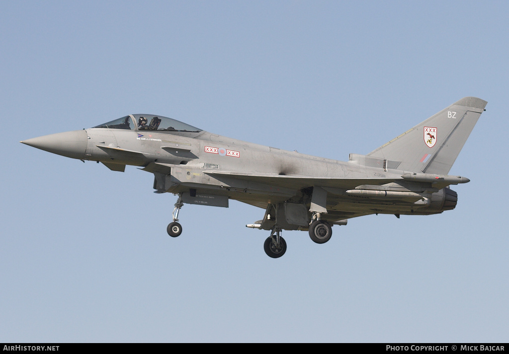 Aircraft Photo of ZJ911 | Eurofighter EF-2000 Typhoon F2 | UK - Air Force | AirHistory.net #37356