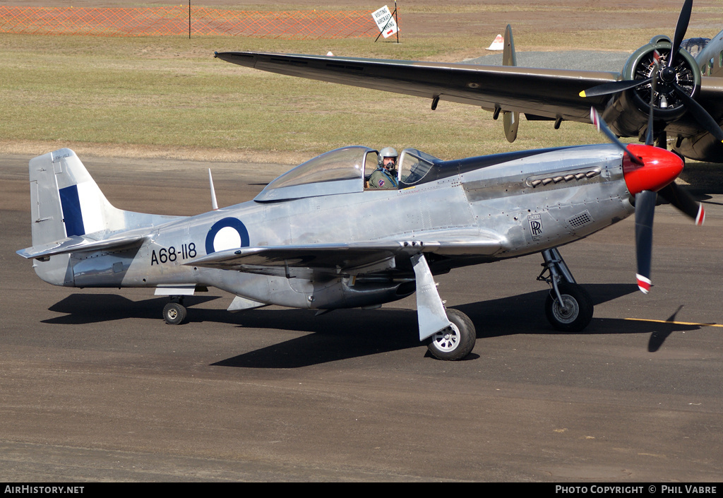Aircraft Photo of VH-AGJ / A68-118 | Commonwealth CA-18 Mustang 21 (P-51D) | Australia - Air Force | AirHistory.net #37359