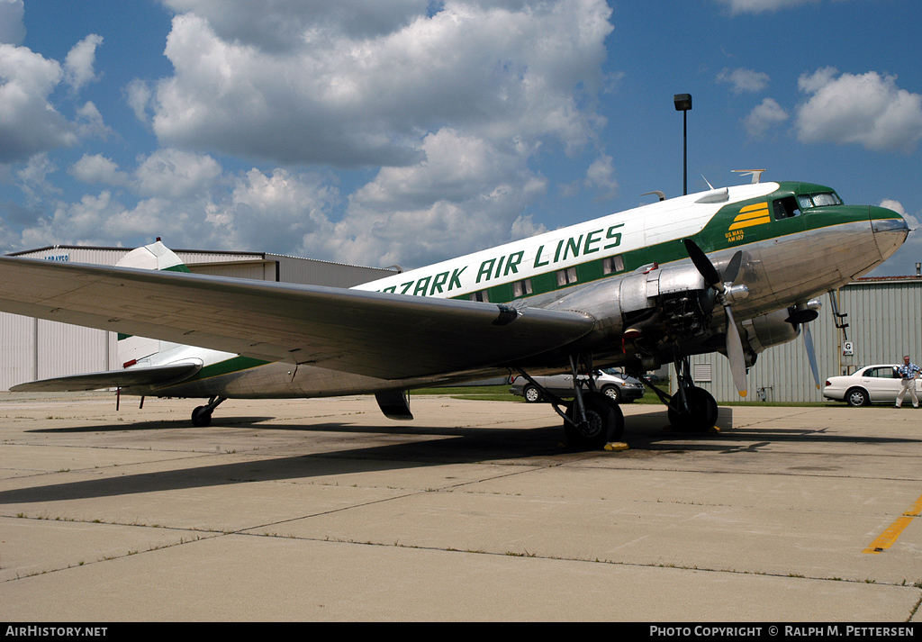 Aircraft Photo of N763A | Douglas DC-3(C) | Ozark Air Lines | AirHistory.net #37363