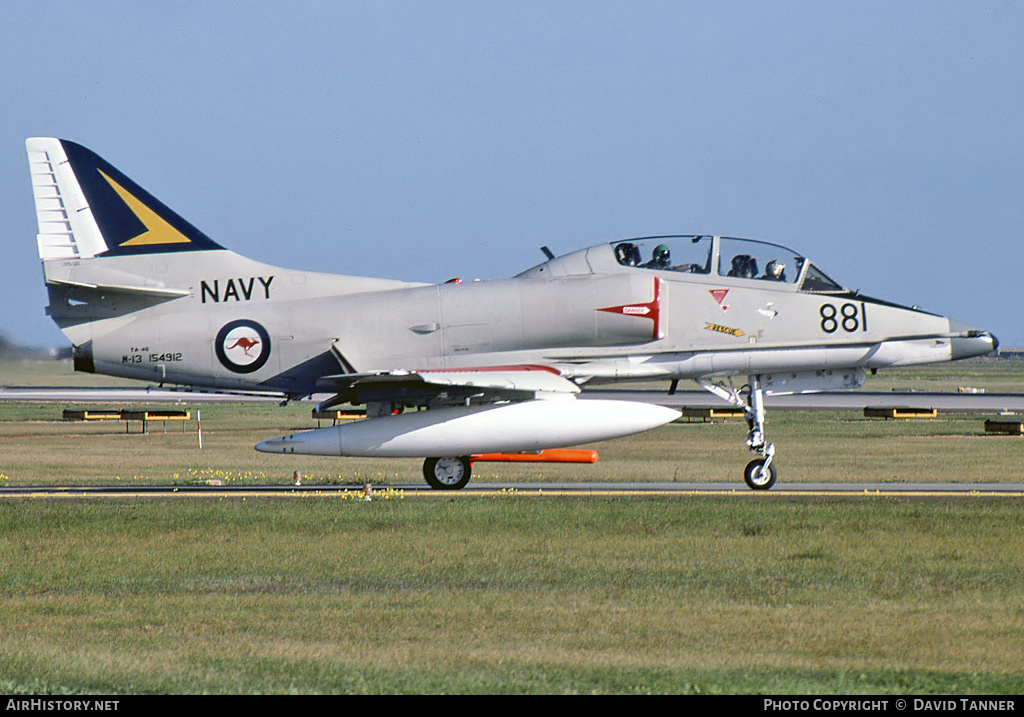 Aircraft Photo of N13-154912 | McDonnell Douglas TA-4G Skyhawk | Australia - Navy | AirHistory.net #37383