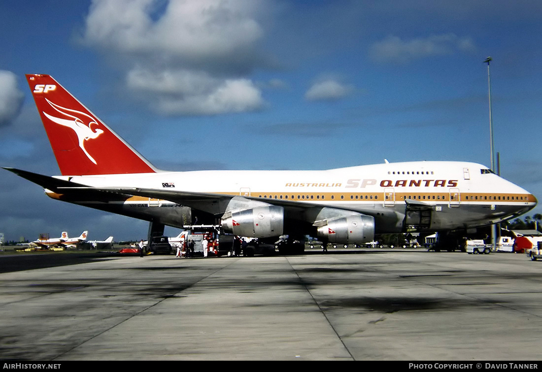 Aircraft Photo of VH-EAB | Boeing 747SP-38 | Qantas | AirHistory.net #37386