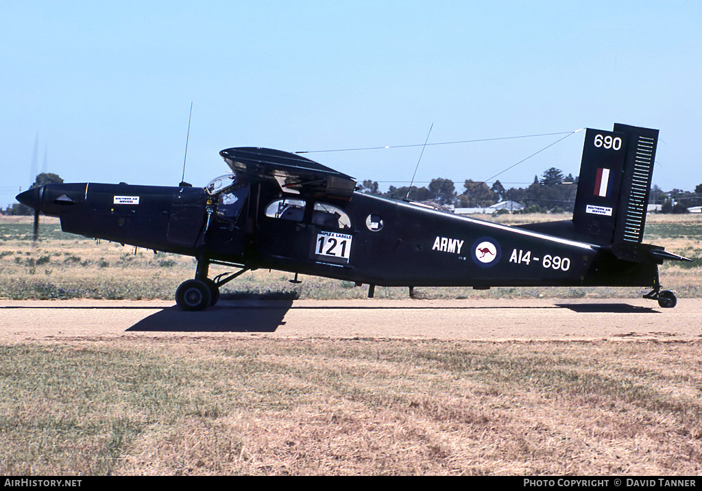 Aircraft Photo of A14-690 | Pilatus PC-6/B1-H2 Turbo Porter | Australia - Army | AirHistory.net #37400