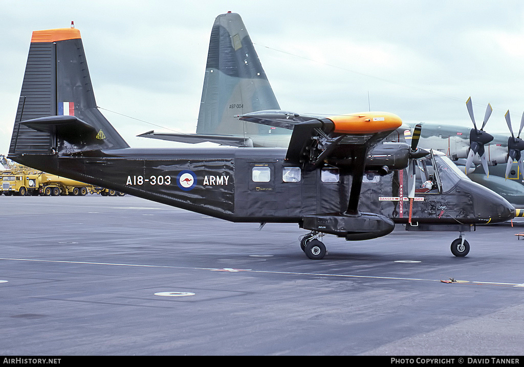 Aircraft Photo of A18-303 | GAF N-22B Nomad | Australia - Army | AirHistory.net #37413