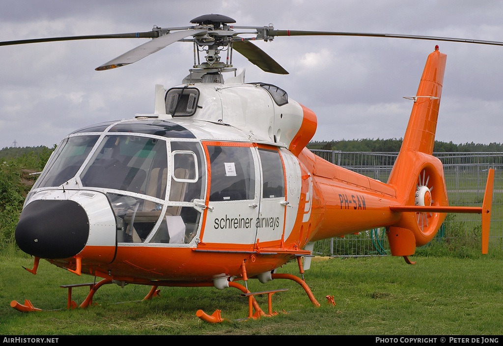 Aircraft Photo of PH-SAW | Aerospatiale SA-365C-1 Dauphin 2 | Schreiner Airways | AirHistory.net #37423