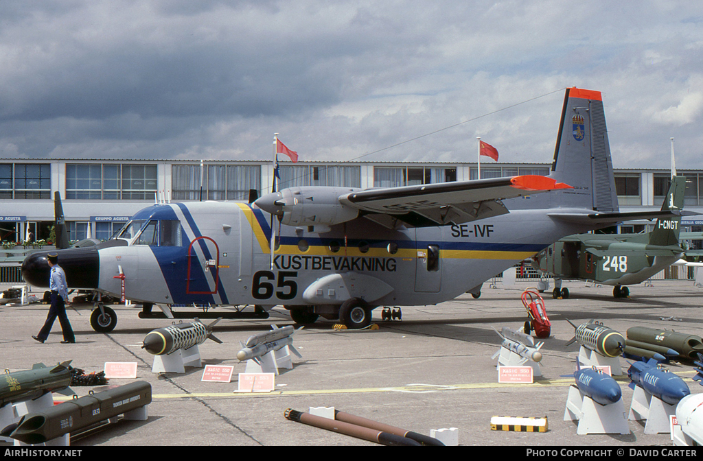Aircraft Photo of SE-IVF | CASA C-212-200 Aviocar | Kustbevakning - Swedish Coastguard | AirHistory.net #37447
