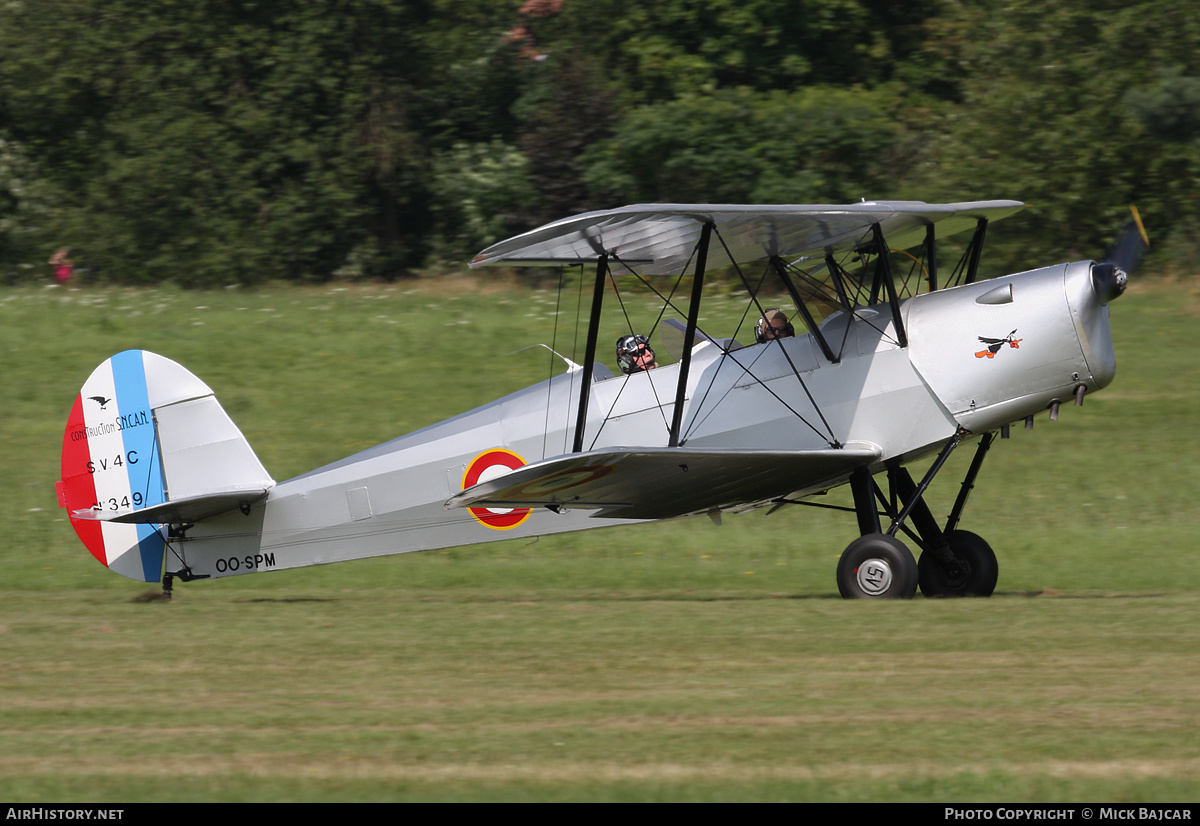 Aircraft Photo of OO-SPM / 349 | Stampe-Vertongen SV-4C | France - Air Force | AirHistory.net #37450