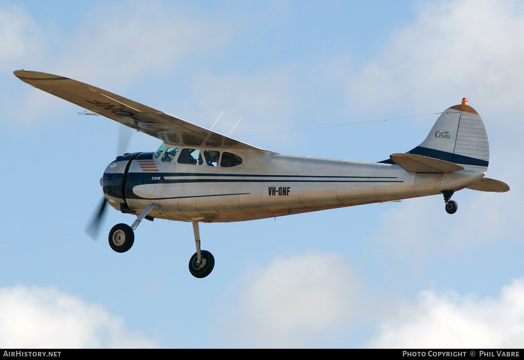 Aircraft Photo of VH-ONF | Cessna 195 | AirHistory.net #37485