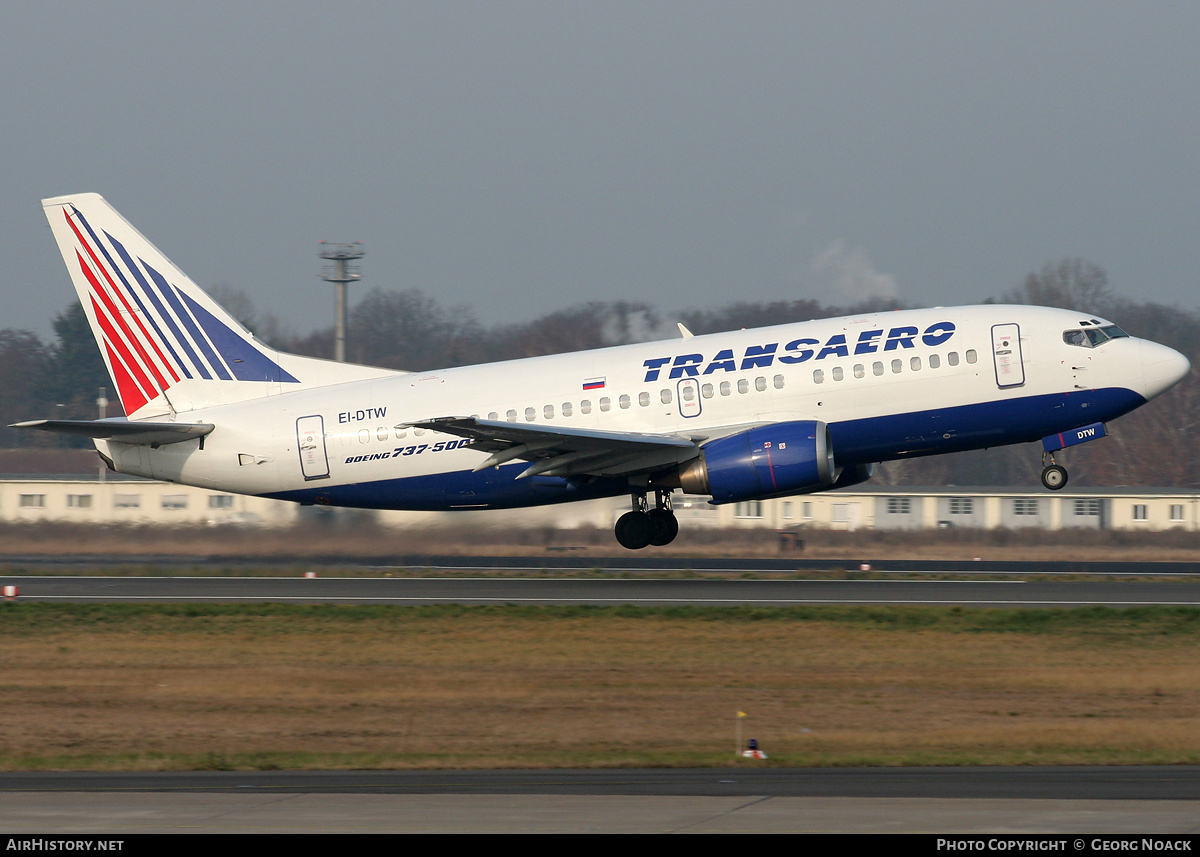 Aircraft Photo of EI-DTW | Boeing 737-5Y0 | Transaero Airlines | AirHistory.net #37508