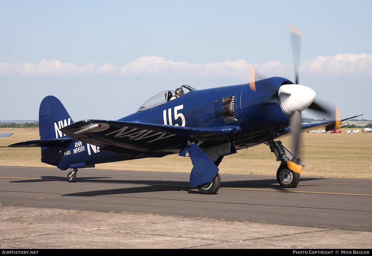 Aircraft Photo of F-AZXJ / WH589 | Hawker Sea Fury FB11 | Australia - Navy | AirHistory.net #37510