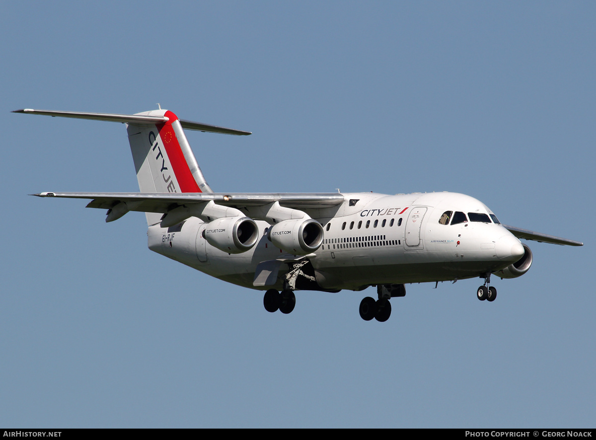 Aircraft Photo of EI-RJF | British Aerospace Avro 146-RJ85A | CityJet | AirHistory.net #37530