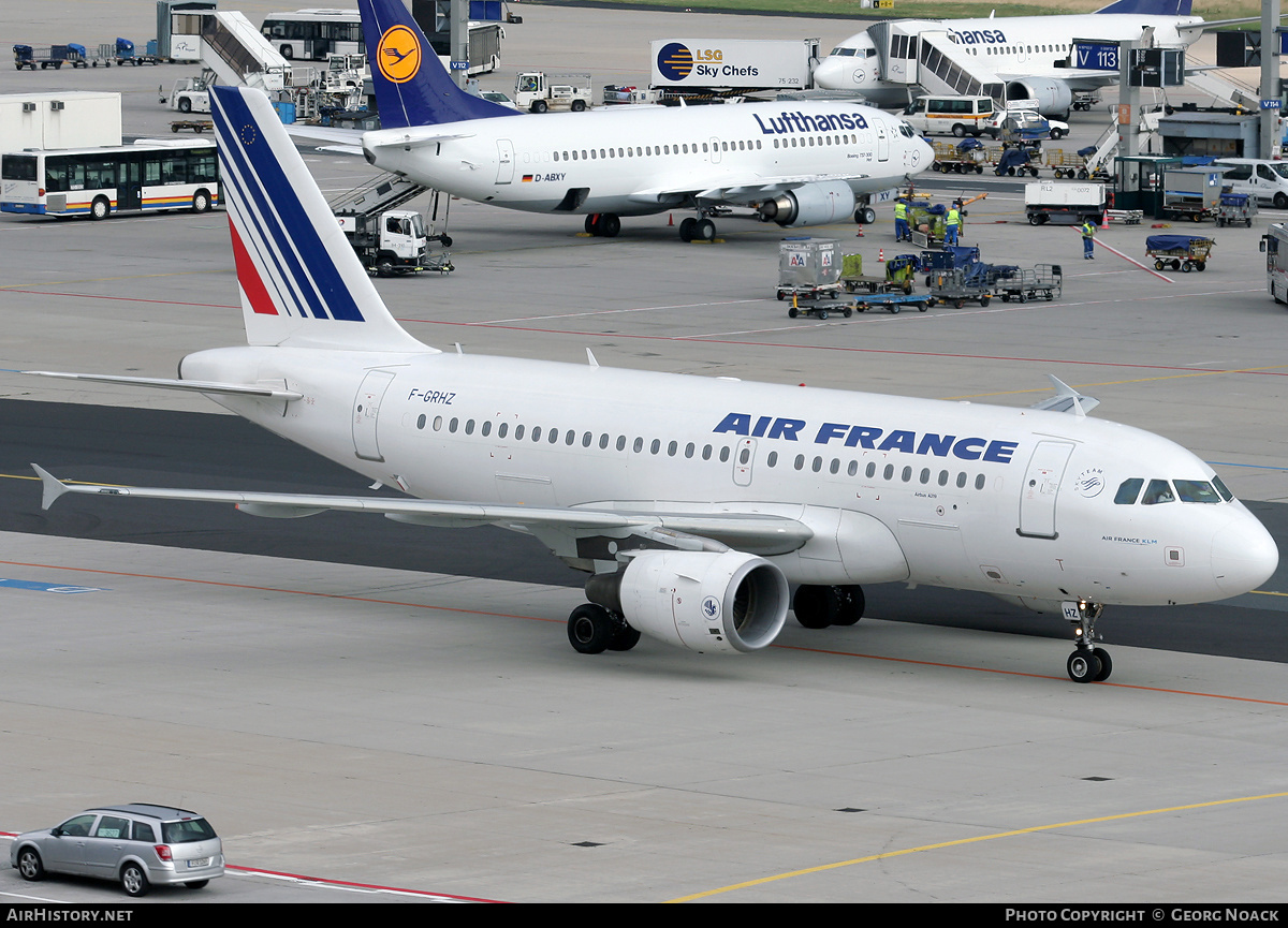 Aircraft Photo of F-GRHZ | Airbus A319-111 | Air France | AirHistory.net #37550