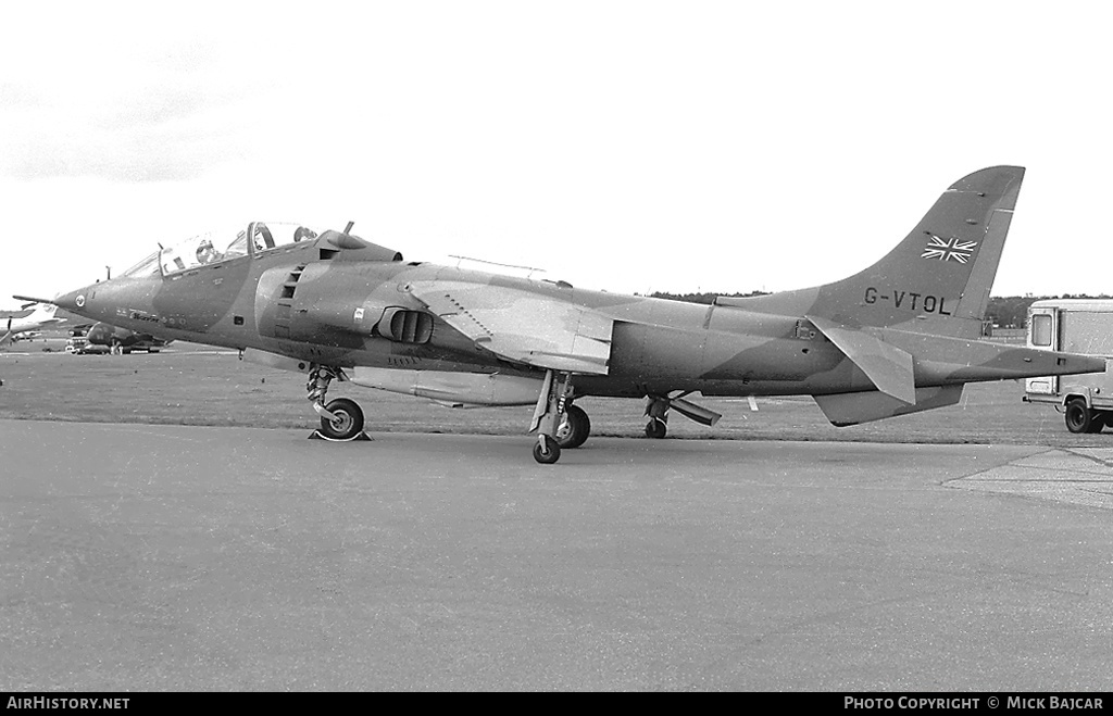 Aircraft Photo of G-VTOL | Hawker Siddeley Harrier T52 | Hawker Siddeley | AirHistory.net #37574