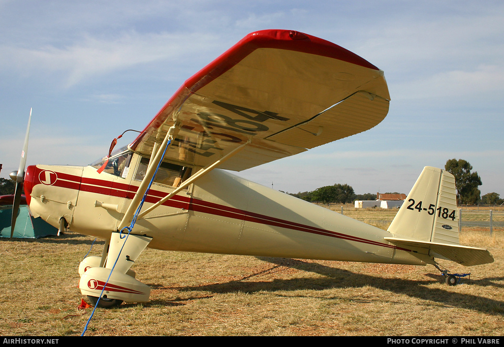 Aircraft Photo of 25-5184 | Luscombe 8A Silvaire | AirHistory.net #37588