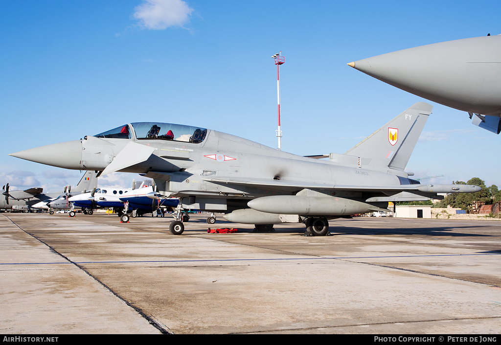 Aircraft Photo of ZK383 | Eurofighter EF-2000 Typhoon T3 | UK - Air Force | AirHistory.net #37648