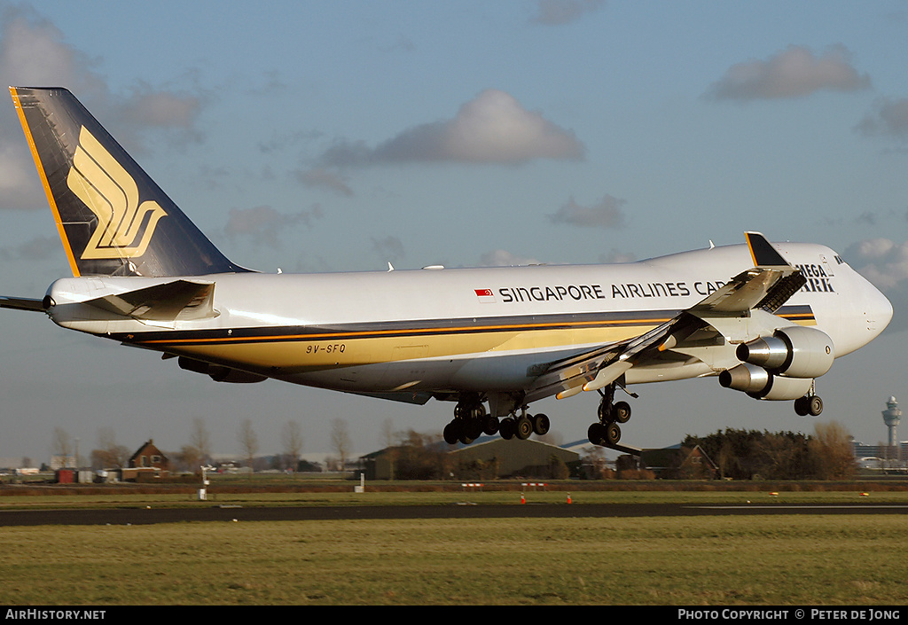 Aircraft Photo of 9V-SFQ | Boeing 747-412F/SCD | Singapore Airlines Cargo | AirHistory.net #37649