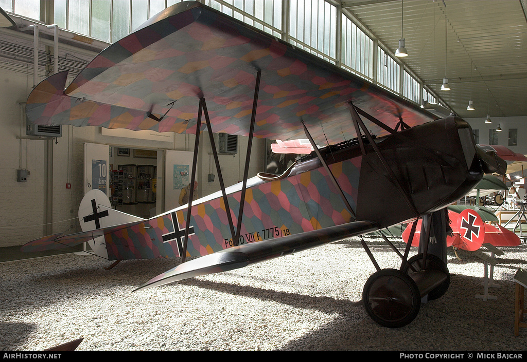 Aircraft Photo of F7775/18 | Fokker D.VII (replica) | Germany - Air Force | AirHistory.net #37653