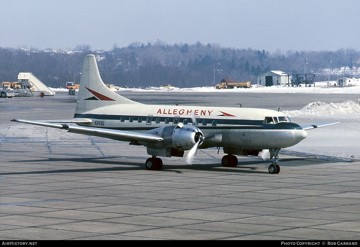 Aircraft Photo of N3435 | Convair 440-32 Metropolitan | Allegheny Airlines | AirHistory.net #37673