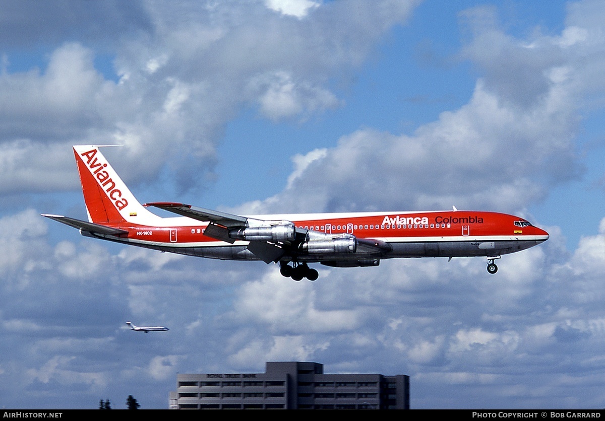 Aircraft Photo of HK-1402 | Boeing 707-359B | Avianca | AirHistory.net #37674