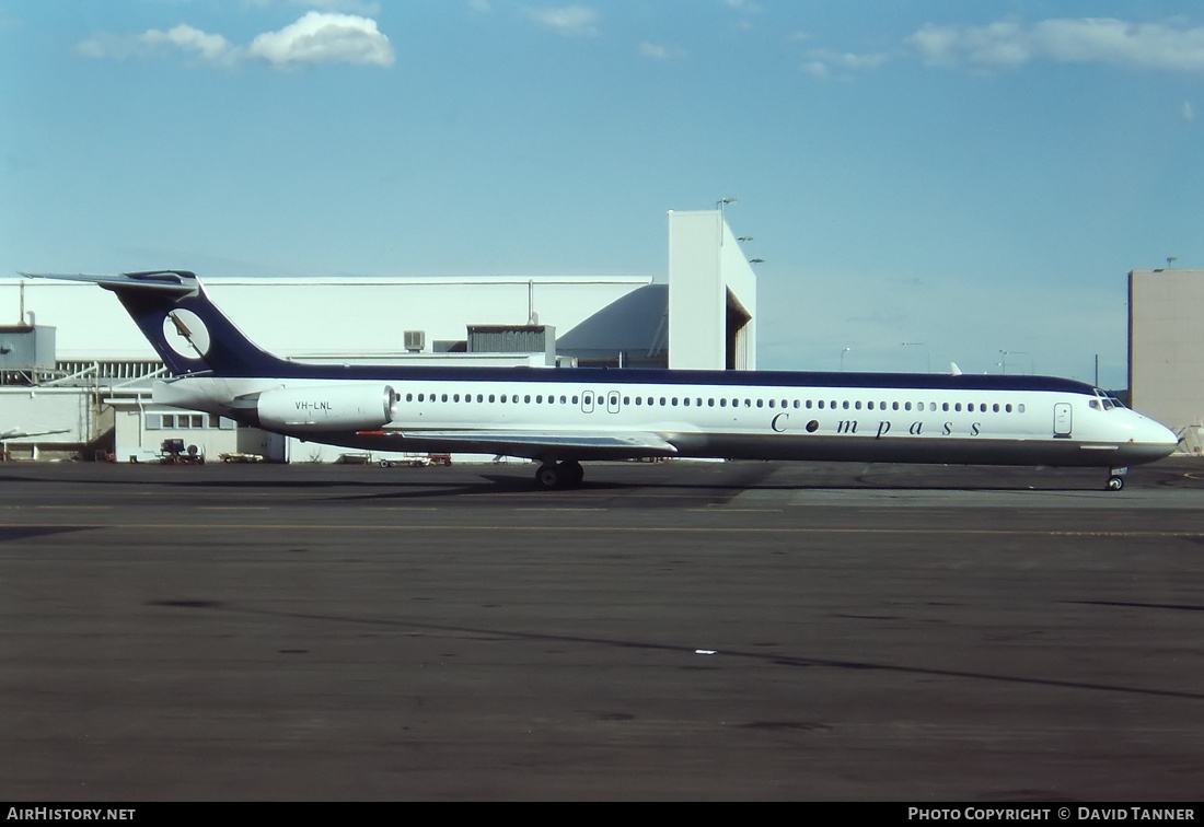 Aircraft Photo of VH-LNL | McDonnell Douglas MD-82 (DC-9-82) | Compass Airlines | AirHistory.net #37696