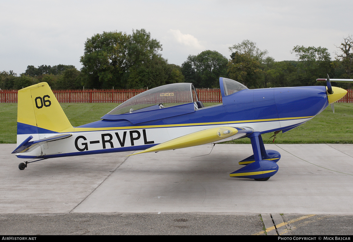 Aircraft Photo of G-RVPL | Van's RV-8 | AirHistory.net #37698