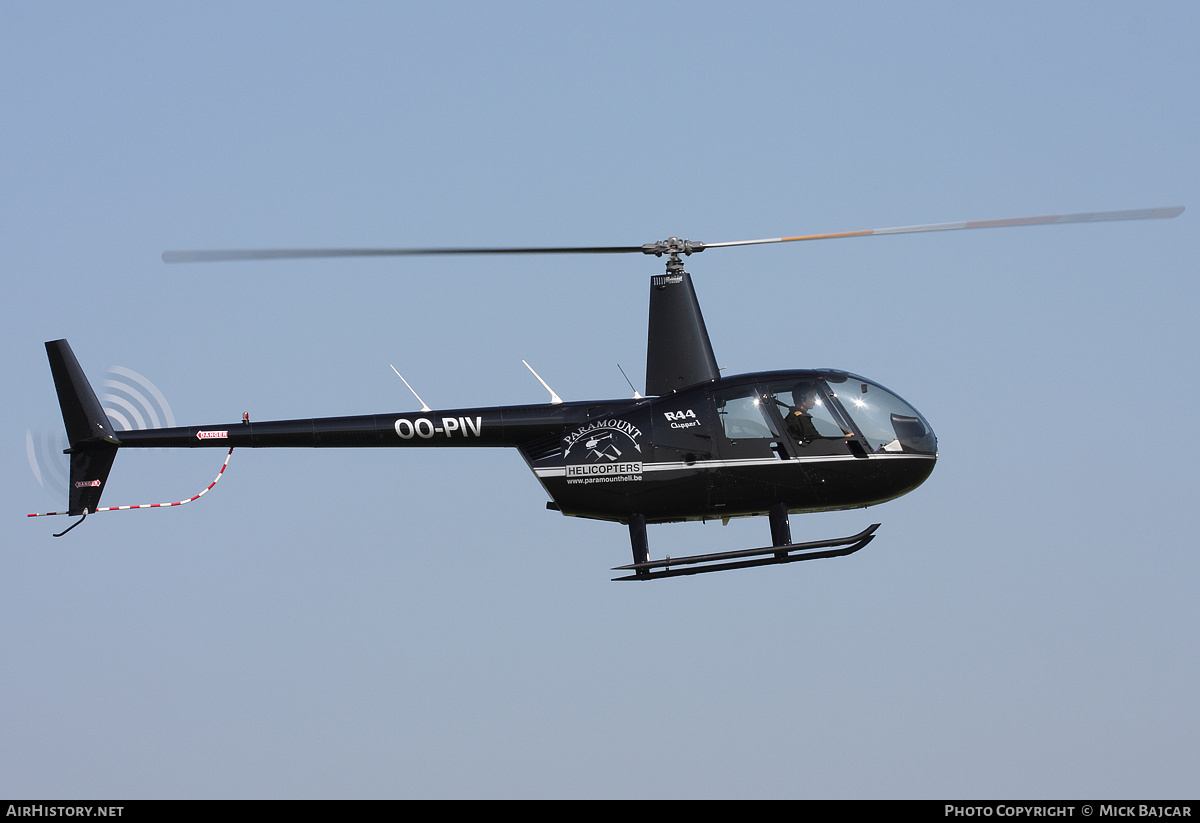 Aircraft Photo of OO-PIV | Robinson R-44 Raven | Paramount Helicopters | AirHistory.net #37713