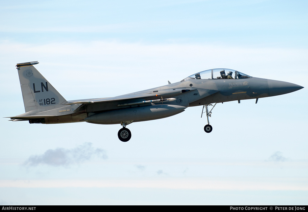 Aircraft Photo of 86-0182 / AF86-182 | McDonnell Douglas F-15D Eagle | USA - Air Force | AirHistory.net #37740