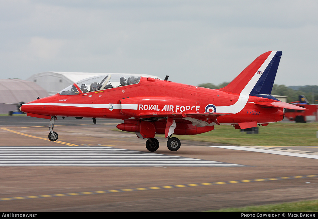 Aircraft Photo of XX227 | British Aerospace Hawk T.1A | UK - Air Force | AirHistory.net #37741