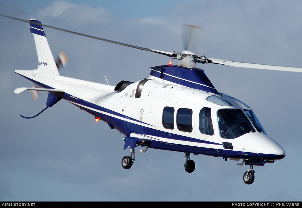 Aircraft Photo of VH-FOX | Agusta A-109S Grand | AirHistory.net #37755