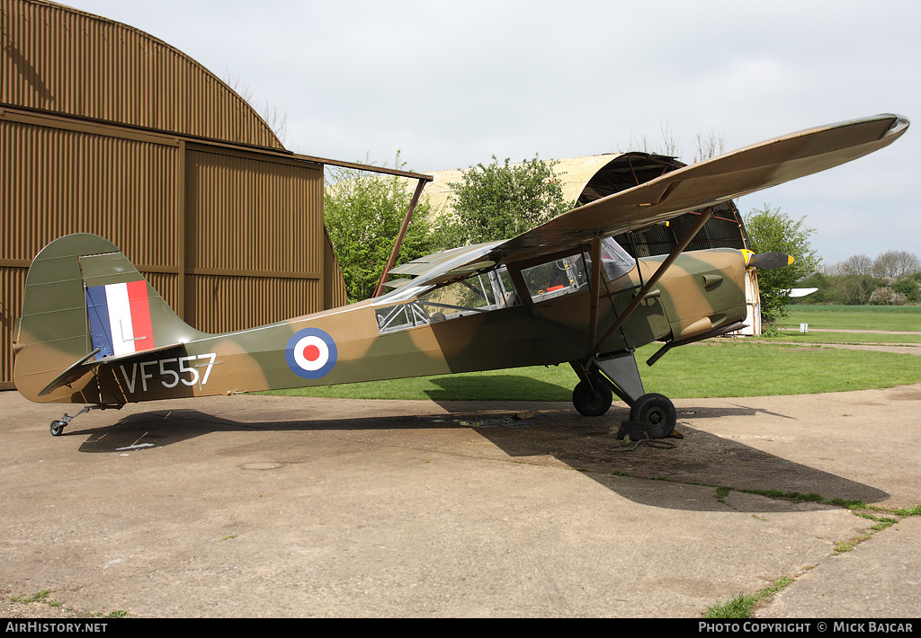 Aircraft Photo of G-ARHM / VF557 | Auster K Auster AOP6 | UK - Army | AirHistory.net #37762