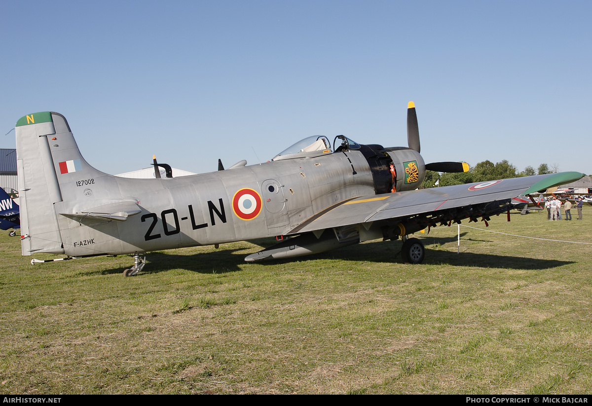 Aircraft Photo of F-AZHK / 127002 | Douglas A-1D Skyraider (AD-4NA) | France - Air Force | AirHistory.net #37834