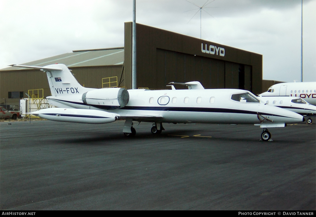 Aircraft Photo of VH-FOX | Gates Learjet 35A | AirHistory.net #37845