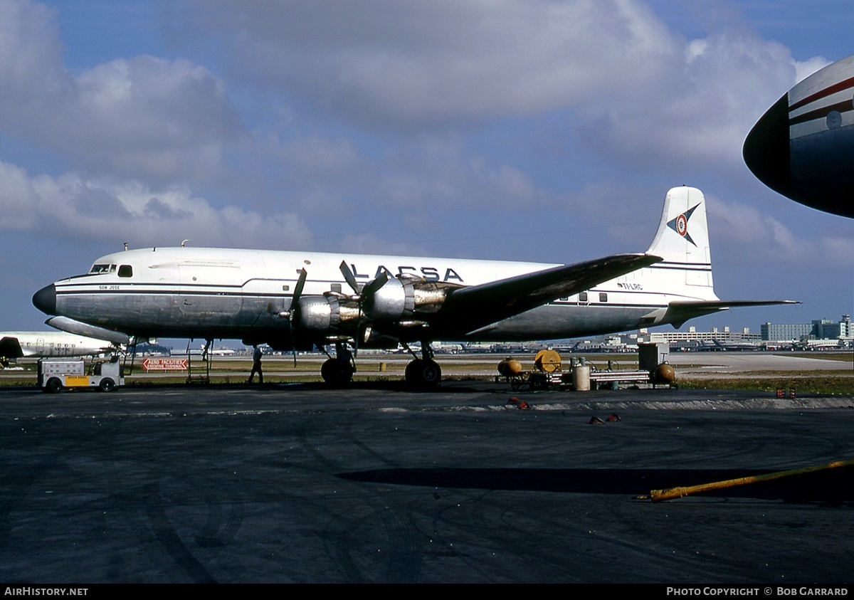 Aircraft Photo of TI-LRC | Douglas DC-6A | LACSA - Líneas Aéreas de Costa Rica | AirHistory.net #37847