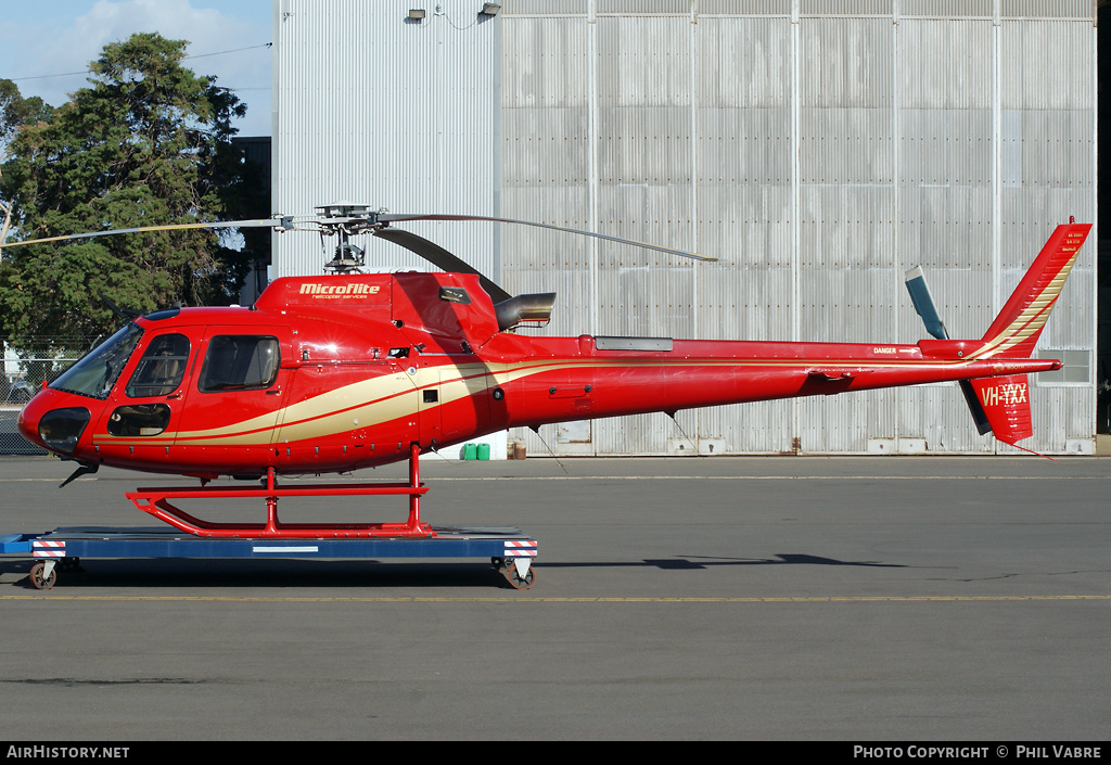 Aircraft Photo of VH-YXX | Eurocopter AS-350B-3 Ecureuil | Microflite | AirHistory.net #37860