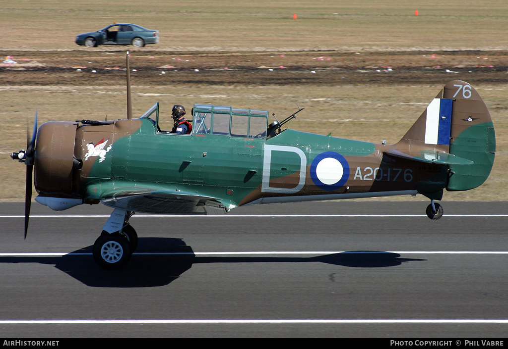 Aircraft Photo of VH-WWY / A20-176 | Commonwealth CA-3 Wirraway Mk II | Australia - Air Force | AirHistory.net #37881