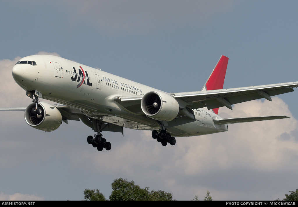 Aircraft Photo of JA705J | Boeing 777-246/ER | Japan Airlines - JAL | AirHistory.net #37888