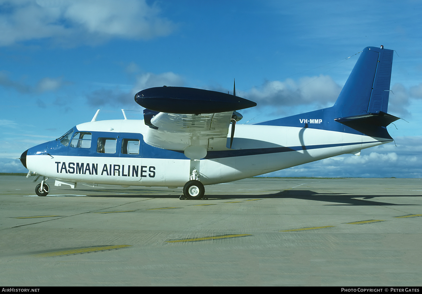 Aircraft Photo of VH-MMP | Piaggio P-166AL-1 | Tasman Airlines | AirHistory.net #37893